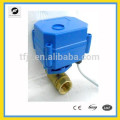 DC5V,DC12V and DC24V 1/4" brass both famale motorized ball valve for heating system